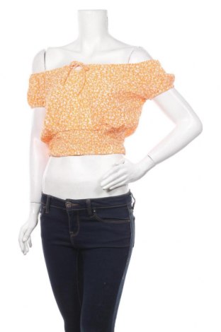 Дамска блуза Bershka, Размер M, Цвят Оранжев, Цена 15,60 лв.