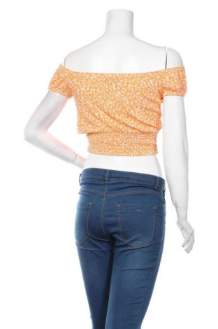 Дамска блуза Bershka, Размер XS, Цвят Оранжев, Цена 39,00 лв.
