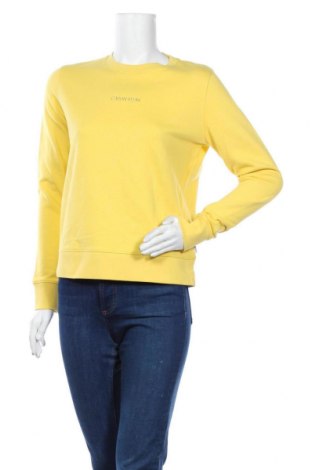 Дамска блуза Calvin Klein, Размер S, Цвят Жълт, Памук, Цена 103,35 лв.