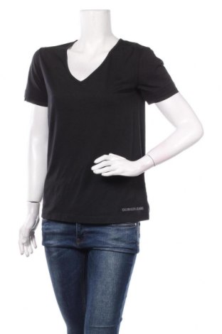 Damen T-Shirt Calvin Klein Jeans, Größe S, Farbe Schwarz, 50% Baumwolle, 50% Polyester, Preis 28,50 €