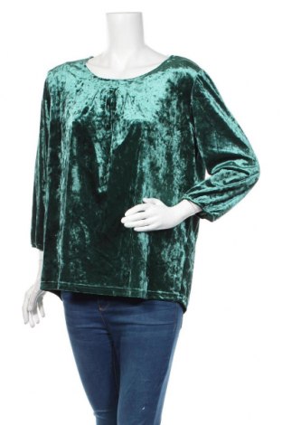 Дамска блуза Cellbes, Размер XL, Цвят Зелен, 95% полиестер, 5% еластан, Цена 27,30 лв.