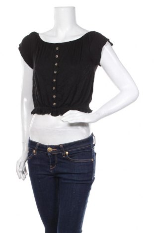 Γυναικεία μπλούζα H&M, Μέγεθος M, Χρώμα Μαύρο, Βισκόζη, Τιμή 16,89 €