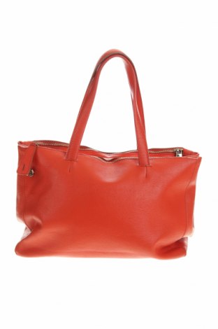 Дамска чанта Furla, Цвят Оранжев, Естествена кожа, Цена 288,00 лв.