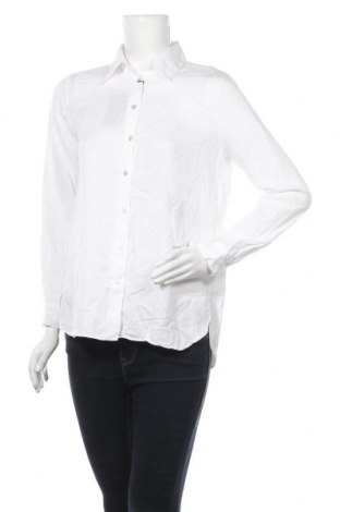 Дамска риза Massimo Dutti, Размер M, Цвят Бял, Лиосел, Цена 25,80 лв.