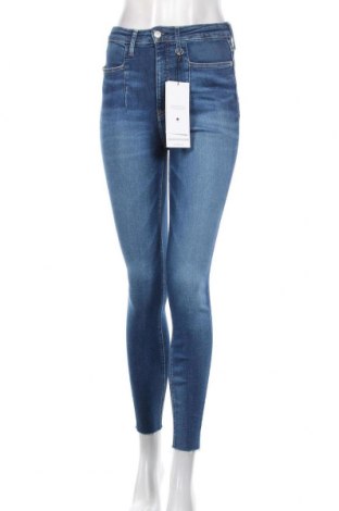 Дамски дънки Calvin Klein Jeans, Размер S, Цвят Син, 91% памук, 5% полиестер, 4% еластан, Цена 194,25 лв.