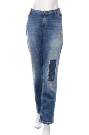 Damskie jeansy Triangle By s.Oliver, Rozmiar XXL, Kolor Niebieski, 98% bawełna, 2% elastyna, Cena 208,25 zł