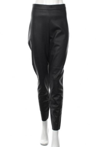 Дамски кожен панталон Vero Moda, Размер XL, Цвят Черен, Еко кожа, Цена 27,65 лв.