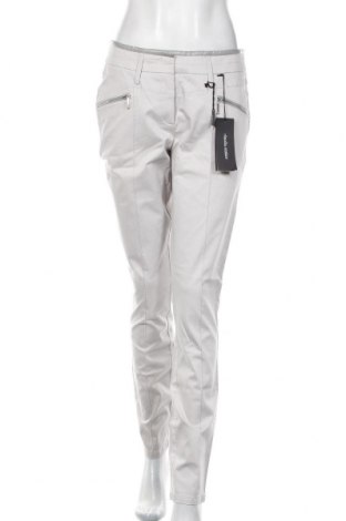 Дамски панталон Claudia Strater, Размер L, Цвят Сив, 96% памук, 4% еластан, Цена 59,25 лв.