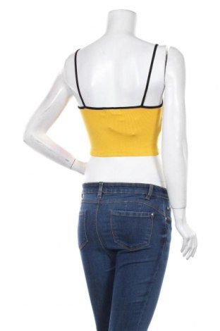 Γυναικείο αμάνικο μπλουζάκι Bershka, Μέγεθος M, Χρώμα Κίτρινο, Τιμή 14,95 €