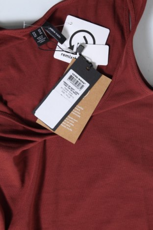 Γυναικείο αμάνικο μπλουζάκι Vero Moda, Μέγεθος XS, Χρώμα Καφέ, 95% βαμβάκι, 5% ελαστάνη, Τιμή 8,97 €
