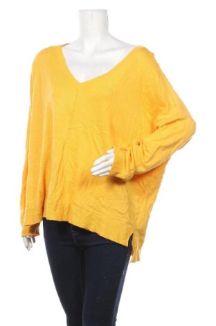 Дамски пуловер Ellos, Размер 3XL, Цвят Жълт, Цена 26,46 лв.