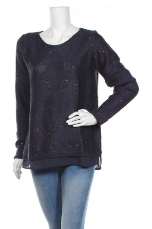 Дамски пуловер Esmara, Размер L, Цвят Син, 65% акрил, 35% полиестер, Цена 28,56 лв.