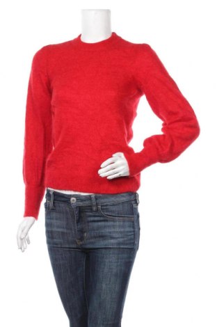 Дамски пуловер Hallhuber, Размер XS, Цвят Червен, 34% полиамид, 29% мохер, 29% вълна, 8% еластан, Цена 37,80 лв.