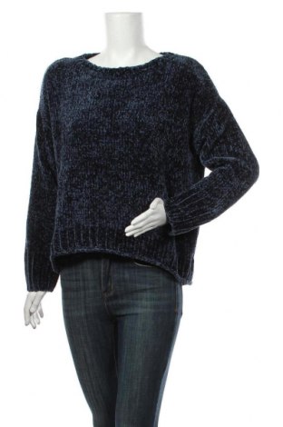 Дамски пуловер Nice & Chic, Размер L, Цвят Син, 100% полиестер, Цена 10,08 лв.