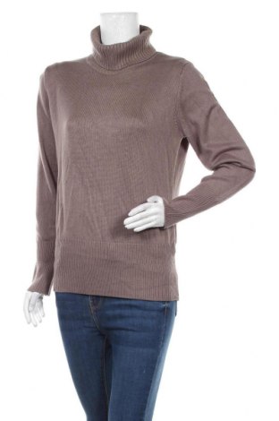 Дамски пуловер Patrizia Dini, Размер XL, Цвят Кафяв, 45% вискоза, 27% памук, 15% полиамид, 3% кашмир, Цена 33,60 лв.