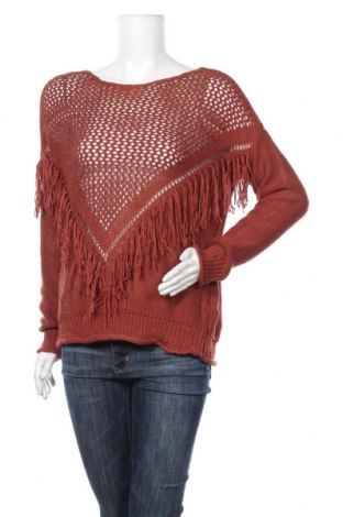 Дамски пуловер Vero Moda, Размер M, Цвят Кафяв, Акрил, Цена 22,05 лв.