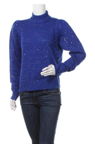Дамски пуловер Vero Moda, Размер M, Цвят Син, 55% полиестер, 45% акрил, Цена 48,30 лв.