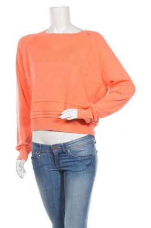 Дамски пуловер Yes Or No, Размер L, Цвят Оранжев, Памук, Цена 25,20 лв.