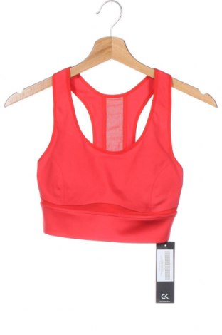 Damen Sporttop Calvin Klein, Größe S, Farbe Rot, 79% Polyester, 21% Elastan, Preis 34,41 €