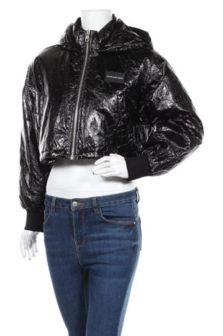 Дамско яке Calvin Klein Jeans, Размер S, Цвят Черен, Полиестер, пух и пера, Цена 239,40 лв.