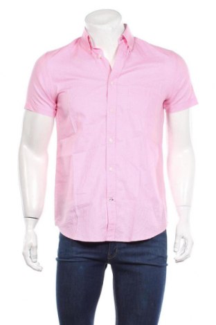 Мъжка риза Cortefiel, Размер S, Цвят Розов, Памук, Цена 47,40 лв.