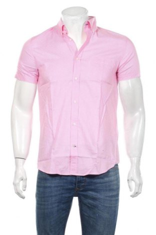 Мъжка риза Cortefiel, Размер S, Цвят Розов, Памук, Цена 44,40 лв.
