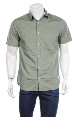 Ανδρικό πουκάμισο Originals By Jack & Jones, Μέγεθος L, Χρώμα Πράσινο, Βαμβάκι, Τιμή 22,81 €