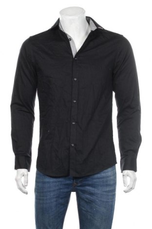 Ανδρικό πουκάμισο Premium By Jack & Jones, Μέγεθος M, Χρώμα Μαύρο, Βαμβάκι, Τιμή 20,13 €