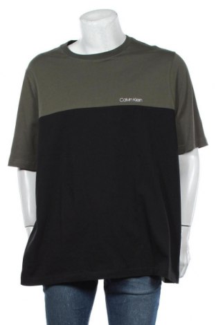 Ανδρικό t-shirt Calvin Klein, Μέγεθος 3XL, Χρώμα Πράσινο, Βαμβάκι, Τιμή 32,48 €