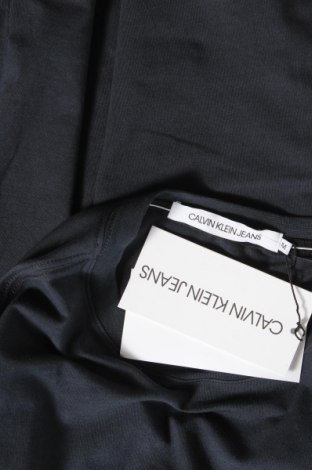 Мъжка тениска Calvin Klein Jeans, Размер M, Цвят Черен, 94% памук, 6% еластан, Цена 89,00 лв.