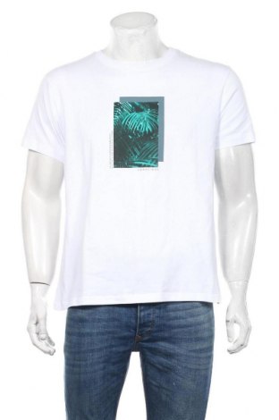 Мъжка тениска Zign, Размер L, Цвят Бял, Памук, Цена 20,67 лв.