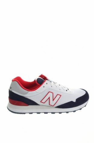 Мъжки обувки New Balance, Размер 44, Цвят Бял, Текстил, естествен велур, Цена 169,16 лв.