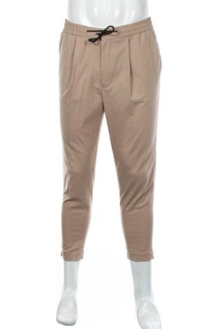 Męskie spodnie ASOS, Rozmiar M, Kolor Beżowy, 98% bawełna, 2% elastyna, Cena 63,00 zł