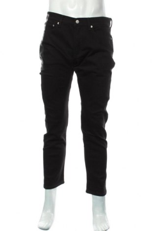 Pantaloni de bărbați Calvin Klein Jeans, Mărime M, Culoare Negru, 95% bumbac, 4% poliester, 1% elastan, Preț 275,16 Lei