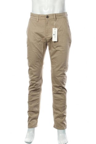 Мъжки панталон Tom Tailor, Размер M, Цвят Бежов, 98% памук, 2% еластан, Цена 57,60 лв.