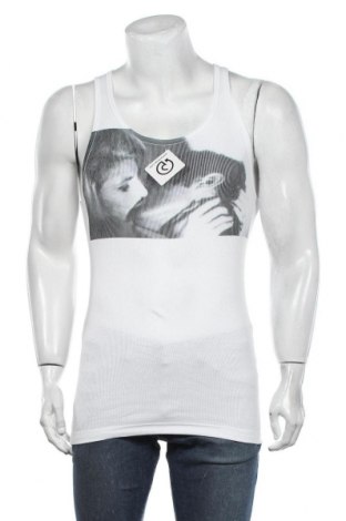 Męski podkoszulek Calvin Klein Underwear X Andy Warhol, Rozmiar S, Kolor Biały, Bawełna, Cena 96,60 zł
