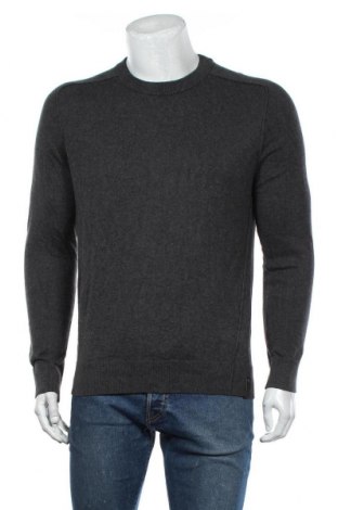 Мъжки пуловер Calvin Klein Jeans, Размер L, Цвят Сив, 95% памук, 5% кашмир, Цена 93,45 лв.