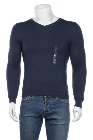 Ανδρικό πουλόβερ Celio, Μέγεθος S, Χρώμα Μπλέ, Βαμβάκι, Τιμή 18,25 €