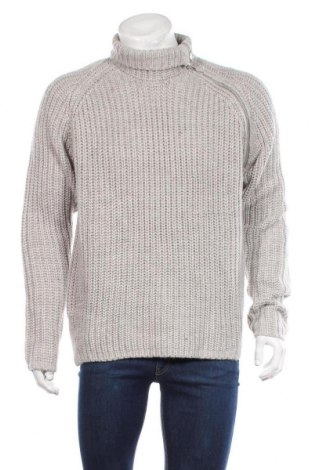 Męski sweter H&M Divided, Rozmiar M, Kolor Szary, 85%akryl, 15% wełna, Cena 52,80 zł