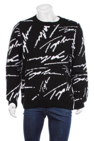 Мъжки пуловер Topman, Размер L, Цвят Черен, 77% акрил, 23% полиамид, Цена 47,40 лв.
