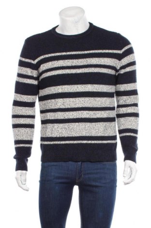 Мъжки пуловер Zara Man, Размер L, Цвят Син, Цена 24,41 лв.