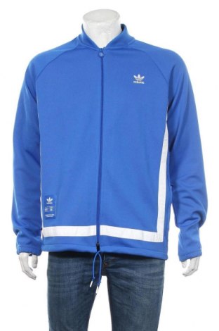 Męska bluza sportowa Adidas Originals, Rozmiar M, Kolor Niebieski, 70% poliester, 30% bawełna, Cena 173,25 zł