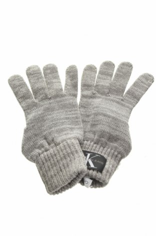 Rękawiczki Calvin Klein, Kolor Szary, 50% bawełna, 50%akryl, Cena 136,50 zł