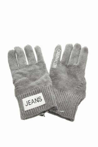 Γάντια Calvin Klein Jeans, Χρώμα Γκρί, Βαμβάκι, Τιμή 27,06 €