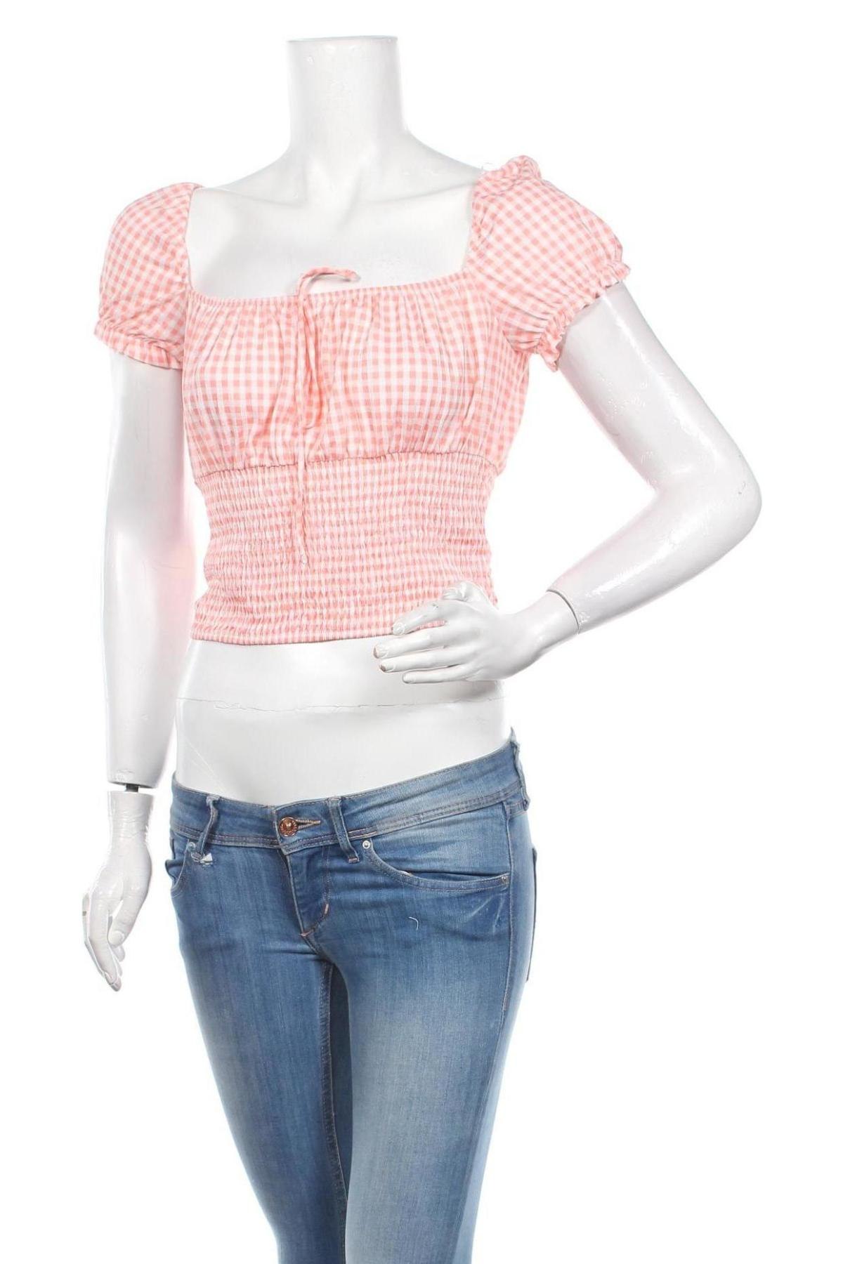 Γυναικεία μπλούζα Bershka, Μέγεθος M, Χρώμα Ρόζ , Τιμή 20,10 €