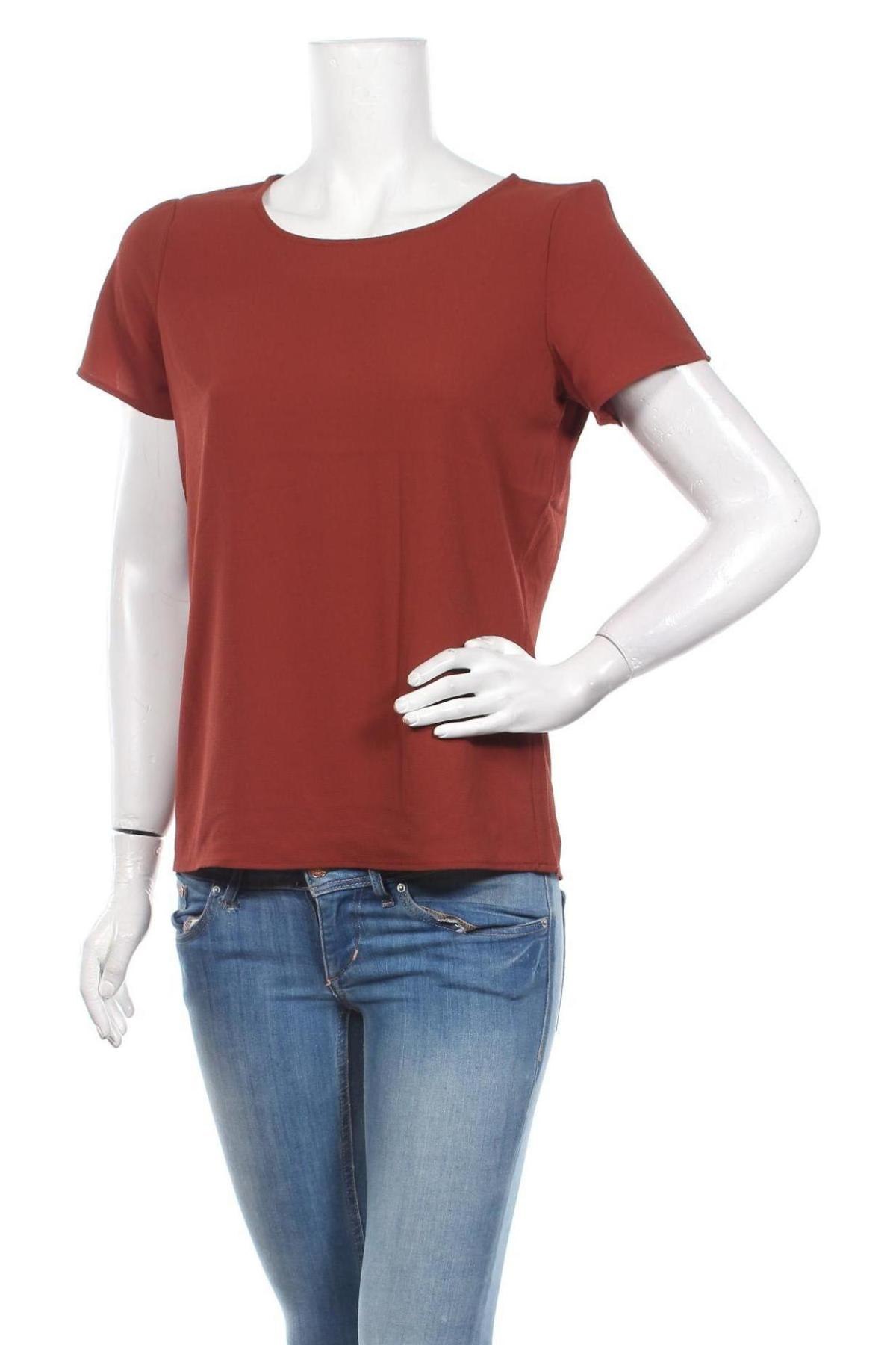 Γυναικεία μπλούζα Vero Moda, Μέγεθος S, Χρώμα Καφέ, 97% πολυεστέρας, 3% ελαστάνη, Τιμή 10,82 €