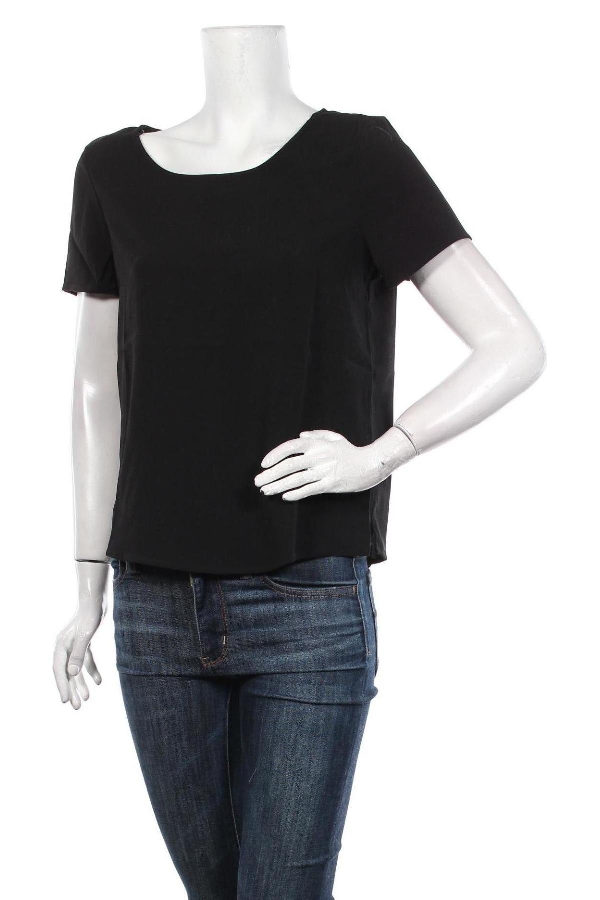 Γυναικεία μπλούζα Vila, Μέγεθος XS, Χρώμα Μαύρο, 96% πολυεστέρας, 4% ελαστάνη, Τιμή 10,82 €