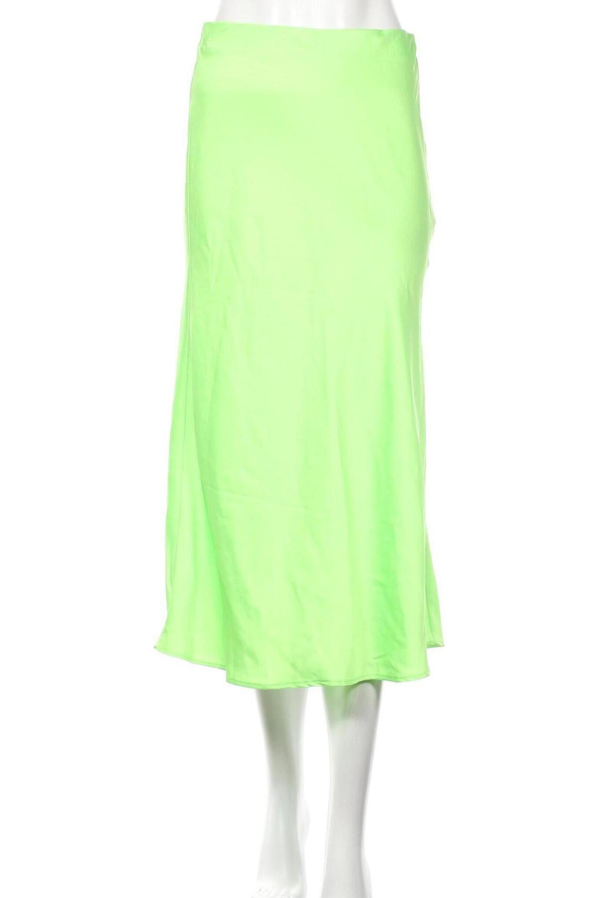 Fustă Bershka, Mărime S, Culoare Verde, Preț 22,24 Lei
