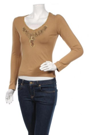 Γυναικεία μπλούζα Comma,, Μέγεθος S, Χρώμα  Μπέζ, Τιμή 32,78 €