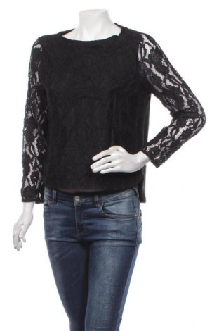 Γυναικεία μπλούζα H&M, Μέγεθος M, Χρώμα Μαύρο, 60% βαμβάκι, 40% πολυεστέρας, Τιμή 23,51 €